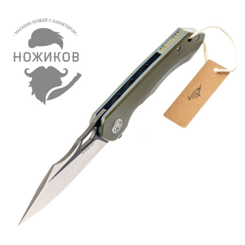 Складной нож Petrified Fish 919 Green фото 10