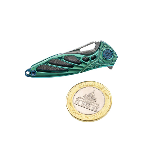 131 Rikeknife Нож складной Rike Mini Green фото 6