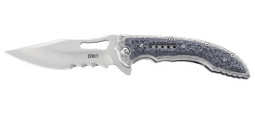 Складной нож CRKT Fossil™ BLACK WITH VEFF SERRATIONS™ фото 13