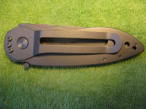 223 CRKT Полуавтоматический складной ножVan Hoy On Fire фото 7