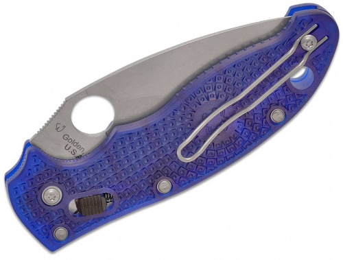 Складной нож Spyderco Manix 2 Lightweight Blue 101PBL2 фото 3