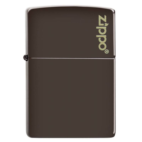 499 ZIPPO ЗажигалкаLogo Classic с покрытием Brown Matte фото 2