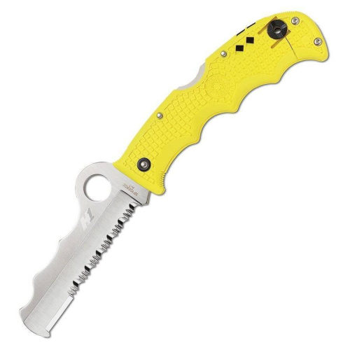 Складной нож Spyderco Rescue Assist™ Salt Yellow - 79PSYL фото 15 Складной нож Spyderco Rescue Assist™ Salt Yellow - 79PSYL фото 15