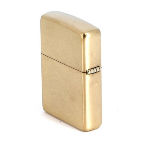 499 ZIPPO ЗажигалкаProud Lion Brushed Brass фото 4