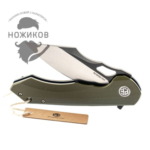 Складной нож Petrified Fish 919 Green фото 12