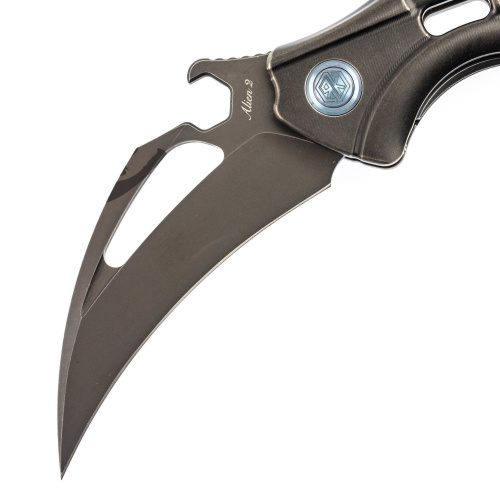 96 Rikeknife Нож складнойAlien 2 Black фото 10
