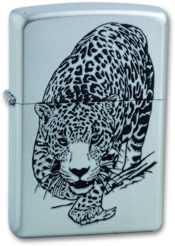 499 ZIPPO Зажигалка ZIPPO Leopard Satin Chrome