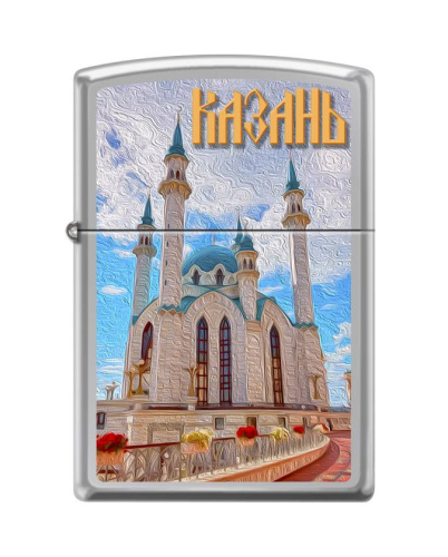 499 ZIPPO ЗажигалкаКазань с покрытием High Polish Chrome