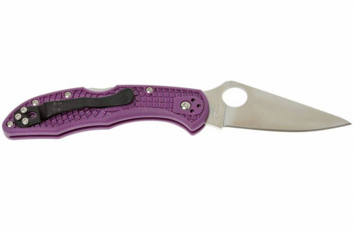 Складной нож Spyderco Delica 4 Flat Ground - 11FPPR фото 11