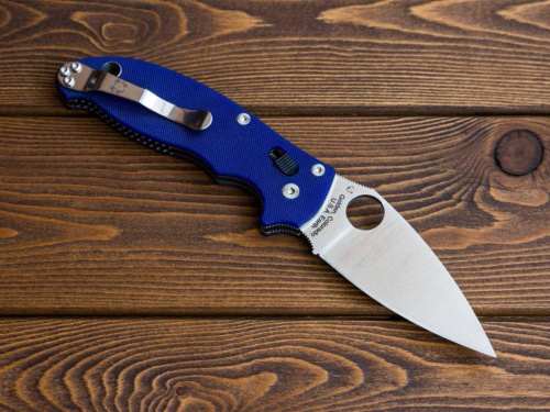 Складной нож Spyderco Manix 2 Blue 101GPDBL2 фото 13