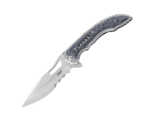 Складной нож CRKT Fossil™ BLACK WITH VEFF SERRATIONS™ фото 3