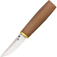 Шкуросъемный нож Spyderco Нож с фиксированным клинком Puukko -FB28GBNP
