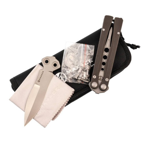 78 Maxace Knife Нож-со сменным лезвием Loran Brown фото 4 78 Maxace Knife Нож-со сменным лезвием Loran Brown фото 4