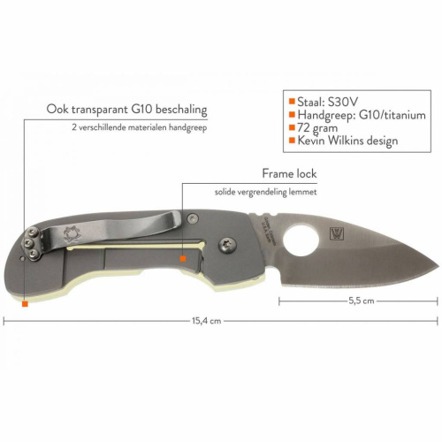 Складной нож Spyderco Leaf Storm 128GP фото 3