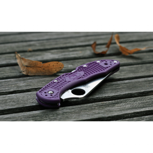 Складной нож Spyderco Delica 4 Flat Ground - 11FPPR фото 15